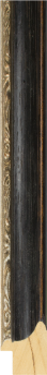 Palladio Ornament Zwart met Zilver