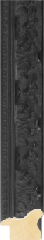 Fenice Ornament Middel Zwart