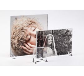 2x8mm Helder Plexiglas + Staanders