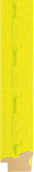 Fenice Ornament Middel Geel